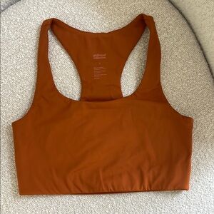 NWOT Girlfriend Collective Rust Paloma Sports Bra M